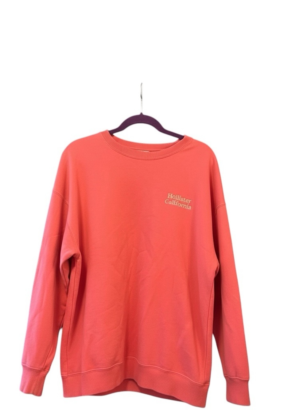 Hollister Pink Pullover Sweatshirt